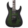 Guitarra Eléctrica Jackson Js Series Dinky Arch Top Js32q Dka, Amaranth Fingerboard Transparent Green Burst 2918804587