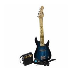 Guitarra Eléctrica Logan Infantil Con Amplificador Legsetkbl