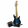 Guitarra Eléctrica Logan Infantil Con Amplificador Legsetkbl