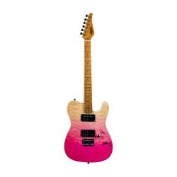 Guitarra Eléctrica Jet Eléctrica Jet Guitars Jt450, Transparent Pink Isjetjt450tpk