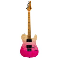 Guitarra Eléctrica Jet Eléctrica Jet Guitars Jt450, Transparent Pink Isjetjt450tpk