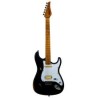 Guitarra Eléctrica Jet Eléctrica Jet Guitars Js 800 Relic, Negra Isjetjs800relibac