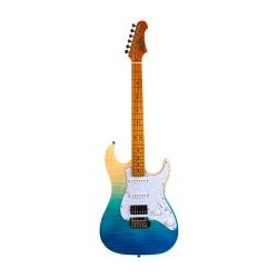 Guitarra Eléctrica Jet Eléctrica Jet Guitars Elect. Js 450, Transparent Blue Isjetjs450tbe