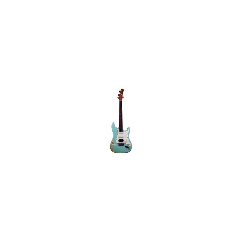 Guitarra Eléctrica Jet Eléctrica Jet Guitars Elect. Js 400 Relic, Sea Foam Green Isjetjs400relisgn
