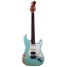 Guitarra Eléctrica Jet Eléctrica Jet Guitars Elect. Js 400 Relic, Sea Foam Green Isjetjs400relisgn
