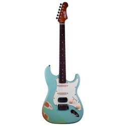 Guitarra Eléctrica Jet Eléctrica Jet Guitars Elect. Js 400 Relic, Sea Foam Green Isjetjs400relisgn