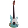 Guitarra Eléctrica Jet Eléctrica Jet Guitars Elect. Js 400 Relic, Sea Foam Green Isjetjs400relisgn