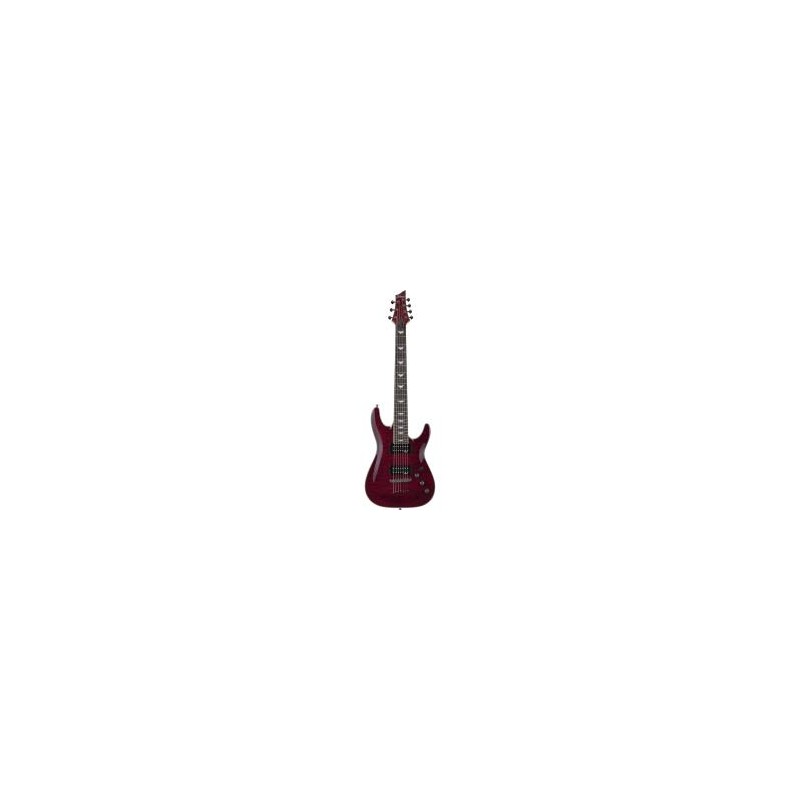 Guitarra Eléctrica Schecter Omen Extrm 7 Cereza Negro Issccomenext7bcr
