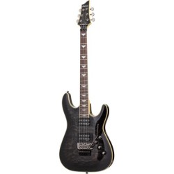 Guitarra Eléctrica Schecter Omen Extrm 6 Negro Transparente Issccomenext6tbk