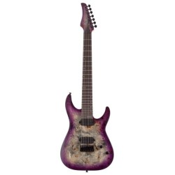 Guitarra Eléctrica Schecter Mod. C 7 Pro Aurora Burst Issccc7proaub