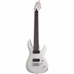 Guitarra Eléctrica Schecter C 8 Deluxe Blanco Satinado Issccc8deluxeswt