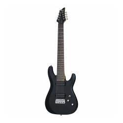 Guitarra Eléctrica Schecter C 8 Deluxe Negro Satinado Issccc8deluxesbk