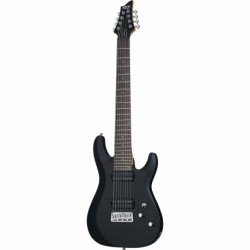 Guitarra Eléctrica Schecter C 8 Deluxe Negro Satinado Issccc8deluxesbk