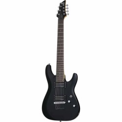 Guitarra Eléctrica Schecter C 7 Deluxe Negro Satinado Issccc7deluxesbk