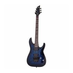 Guitarra Eléctrica Schecter Omen Elite 6 Fr See Thru Blue Burst (Stbb) Issccomnel6frsub