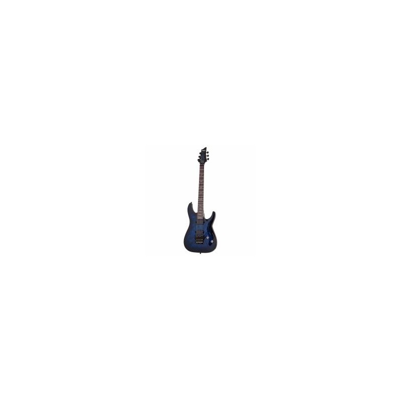 Guitarra Eléctrica Schecter Omen Elite 6 Fr See Thru Blue Burst (Stbb) Issccomnel6frsub