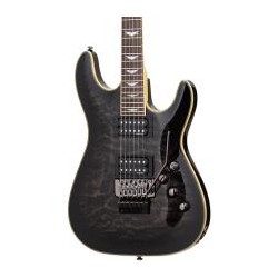 Guitarra Eléctrica Schecter Omen Extrm 6 Fr Negro Transparente Issccomenext6ftbk