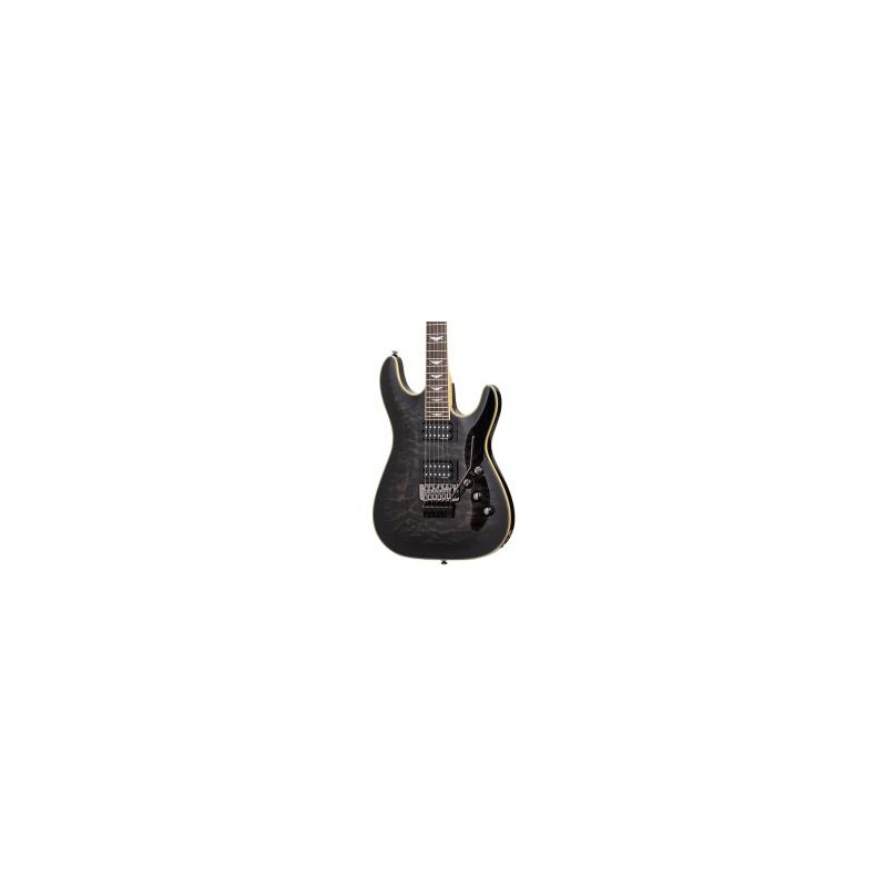Guitarra Eléctrica Schecter Omen Extrm 6 Fr Negro Transparente Issccomenext6ftbk