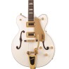 Guitarra Eléctrica Gretsch G5422tg Electromatic Classic Hollow Body Double Cut Con Bigsby Y Maquinaria Dorada Snowcrest White 25