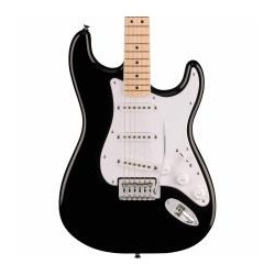 Guitarra Eléctrica Squier Squier Sonic Stratocaster, White Pickguard Black 0373152506