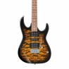 Guitarra Eléctrica Ibanez Guitarra Electrica Ibanez ''Gio Rg''ambar Transparente Sombreado Negro Mod. Grx70qa Sb 8202735