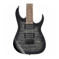 Guitarra Eléctrica Ibanez Gio Rg'' De 7 Cuerdas Mod: Grg7221qa Tks Negro Transparente Sombreado 8202756