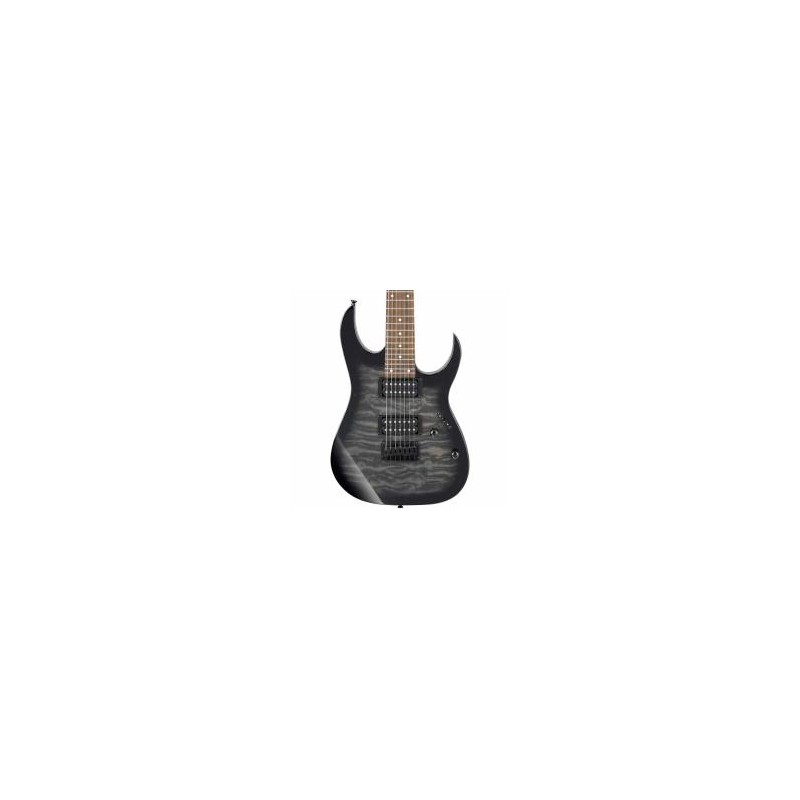 Guitarra Eléctrica Ibanez Gio Rg'' De 7 Cuerdas Mod: Grg7221qa Tks Negro Transparente Sombreado 8202756