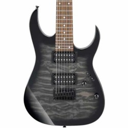 Guitarra Eléctrica Ibanez Gio Rg'' De 7 Cuerdas Mod: Grg7221qa Tks Negro Transparente Sombreado 8202756