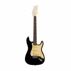 Guitarra Eléctrica Stagg Estándar "S" Ses30bk