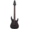 Guitarra Eléctrica Jackson Js Series Dinky Arch Top Js22q 7 Dka, Ráfaga Negra Transparente 2918804585