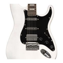Guitarra Eléctrica Stagg Cuerpo Sólido Ses 60 Whb, Blond White Ses60whb