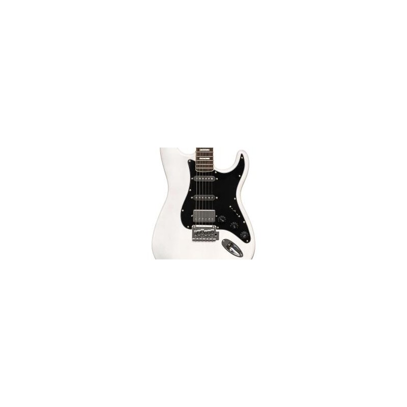 Guitarra Eléctrica Stagg Cuerpo Sólido Ses 60 Whb, Blond White Ses60whb