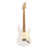 Guitarra Eléctrica Stagg Stagg Serie 55 Con Cuerpo Sólido De Paulownia Ses55whb