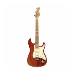 Guitarra Eléctrica Stagg Stagg Serie 55 Con Cuerpo Sólido De Paulownia Ses55stfred