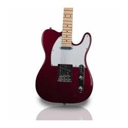 Guitarra Eléctrica Logan Tipo Tlr Rojo Metalico Legtt1mrd