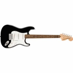 Guitarra Eléctrica Squier Paquete Stratocaster Affinity Mustang Micro Series, Black 0372873206