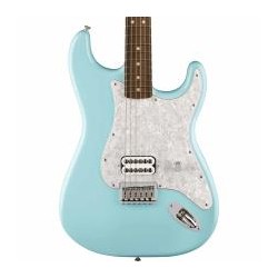 Guitarra Eléctrica Fender Tom Delonge Stratocaster, Edición Limitada Daphne Blue 0148020304