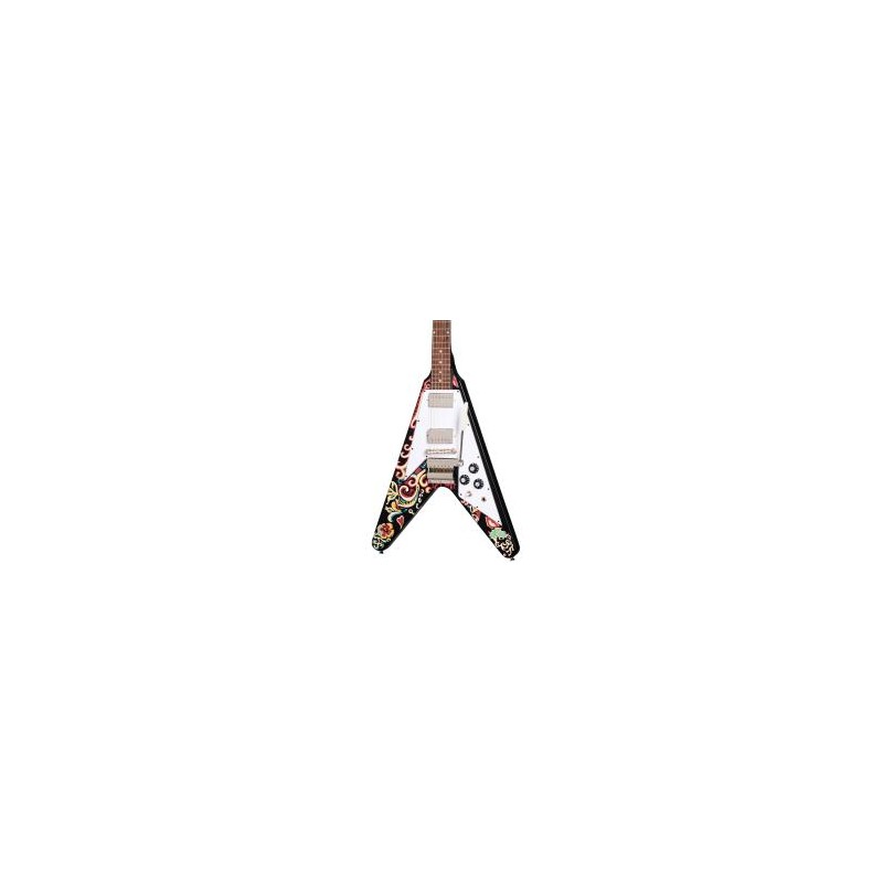 Guitarra Eléctrica Epiphone Jimi Hendrix "Love Drops" Flying V C/ Estuche Rígido Ecjhfvebnh3