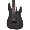 Guitarra Eléctrica Jackson Js Series Dinky Arch Top Js22q 7 Dka, Ráfaga Negra Transparente 2918804585