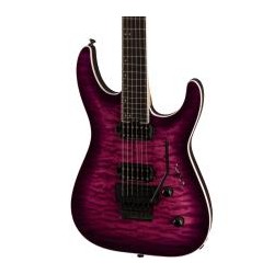 Guitarra Eléctrica Jackson Pro Plus Series Dinky Dkaq Ráfaga Púrpura Transparente 2914105552