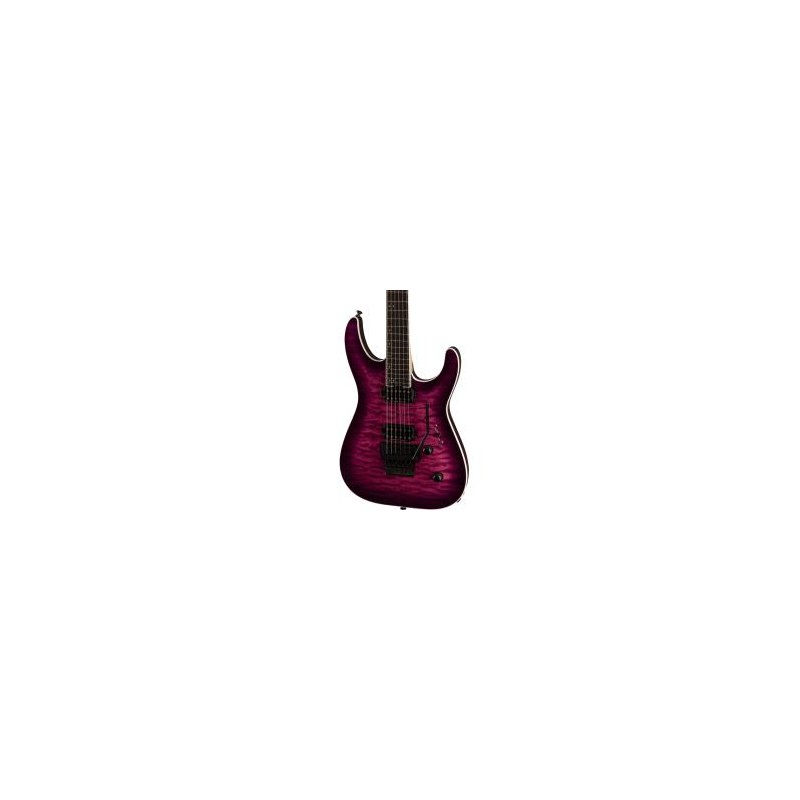 Guitarra Eléctrica Jackson Pro Plus Series Dinky Dkaq Ráfaga Púrpura Transparente 2914105552