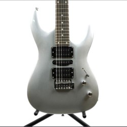 Guitarra Eléctrica Logan Tipo Ibanez Serie S, Plata Legtissl